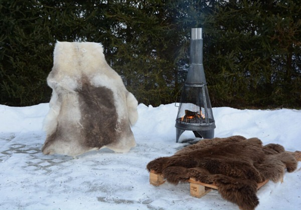 Rentierfell Silver Moonlight (öko)